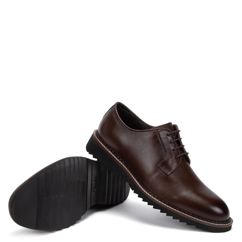 ZAPATO DE CUERO HOMBRE GUANTE CHOCOLATE NEW CASTLE 0036407 - 4