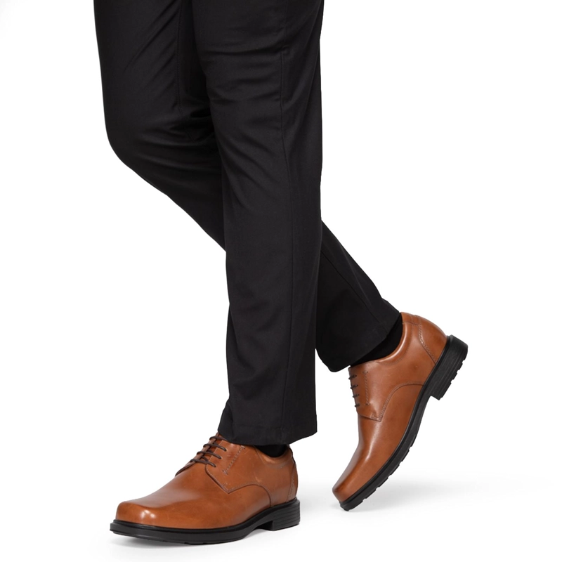 ZAPATO DE CUERO HOMBRE GUANTE CAMEL CARDIFF 0036362 - 2