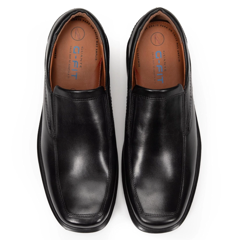ZAPATO DE CUERO HOMBRE GUANTE NEGRO CARDIFF 0036363 - 3