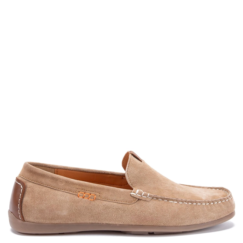MOCASIN DE CUERO HOMBRE GUANTE ARENA CAYENNE 0035959 - 1