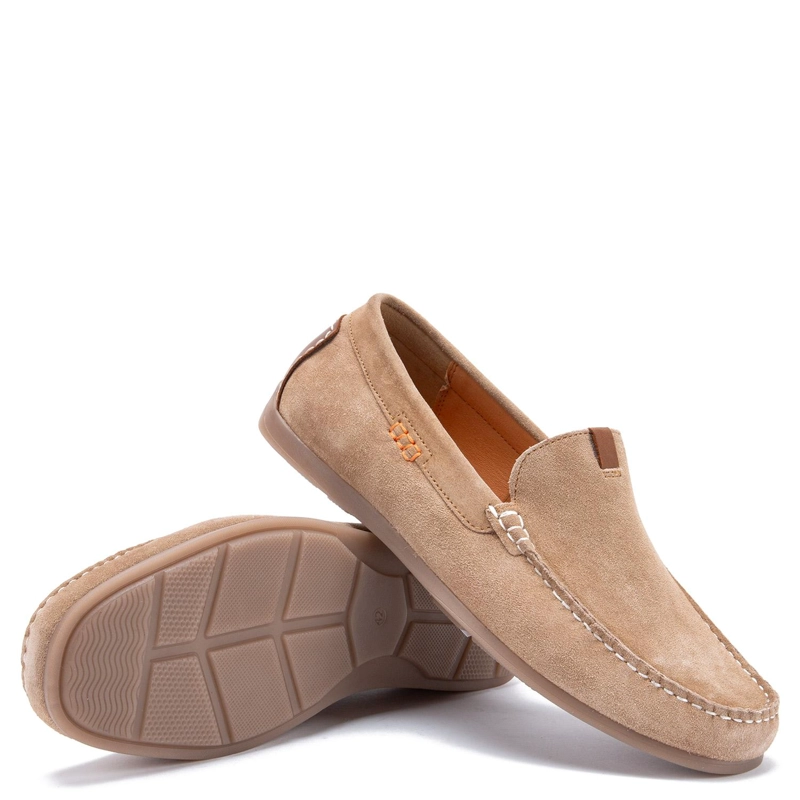 MOCASIN DE CUERO HOMBRE GUANTE ARENA CAYENNE 0035959 - 4