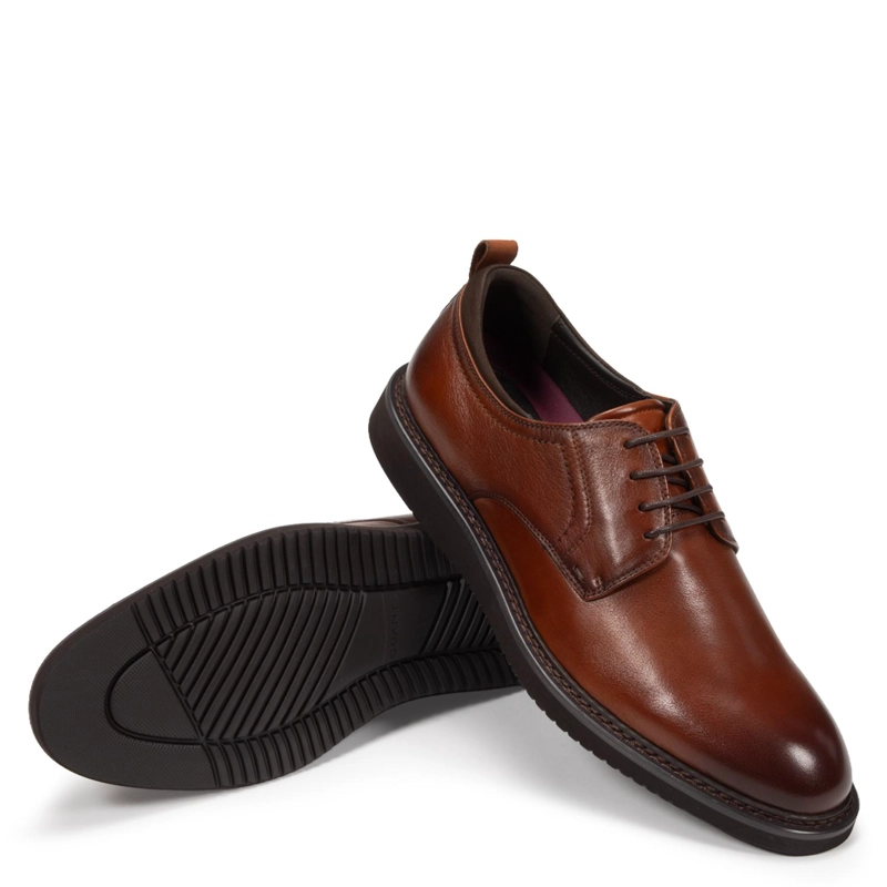 ZAPATO DE CUERO HOMBRE GUANTE WHISKY VILOS - 5