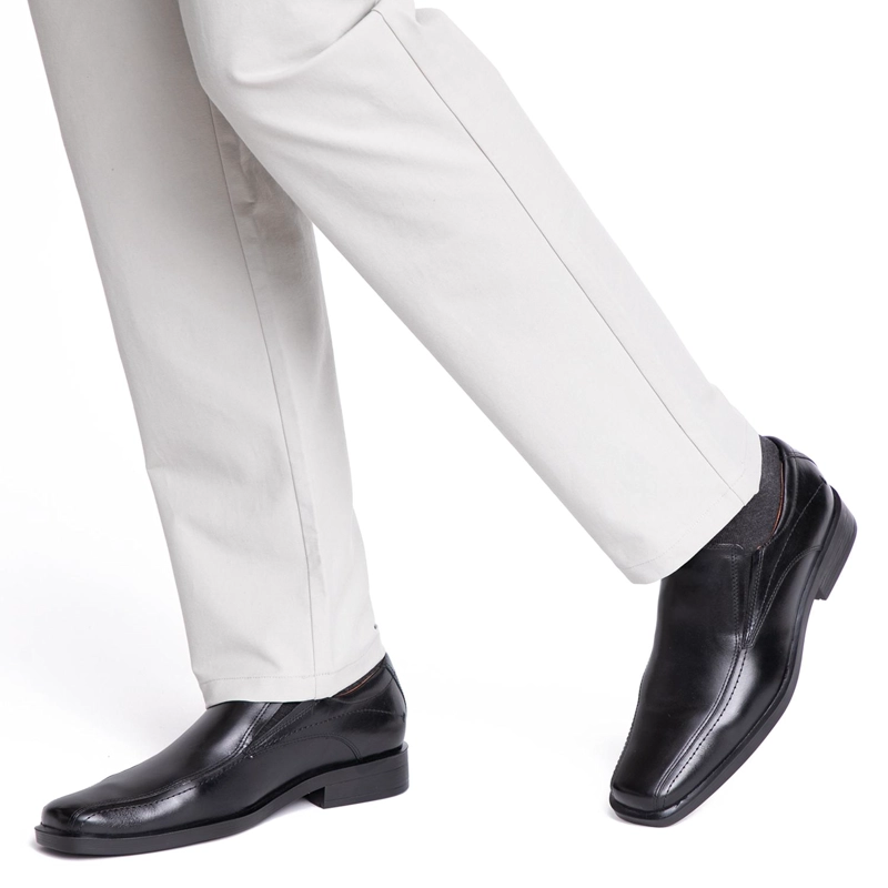 ZAPATO DE CUERO HOMBRE GUANTE NEGRO FIRENZE 0036509 - 2