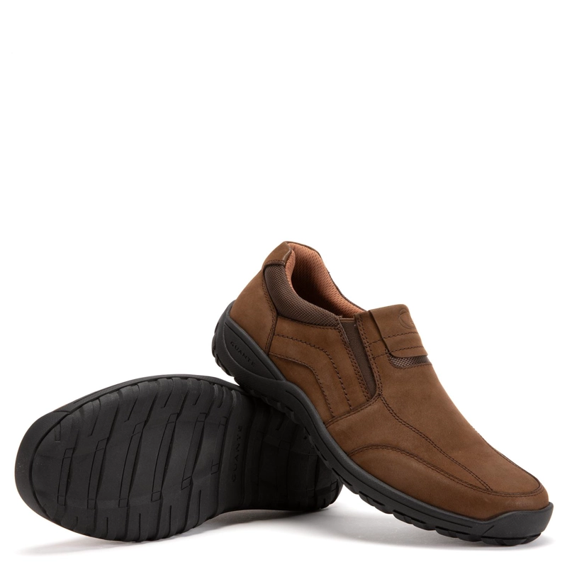 ZAPATO DE CUERO HOMBRE GUANTE CAFE COWELL 0036253 - 4