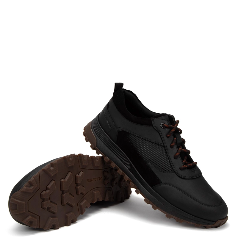 ZAPATO DE CUERO HOMBRE GUANTE NEGRO EDMOD 0036381 - 4