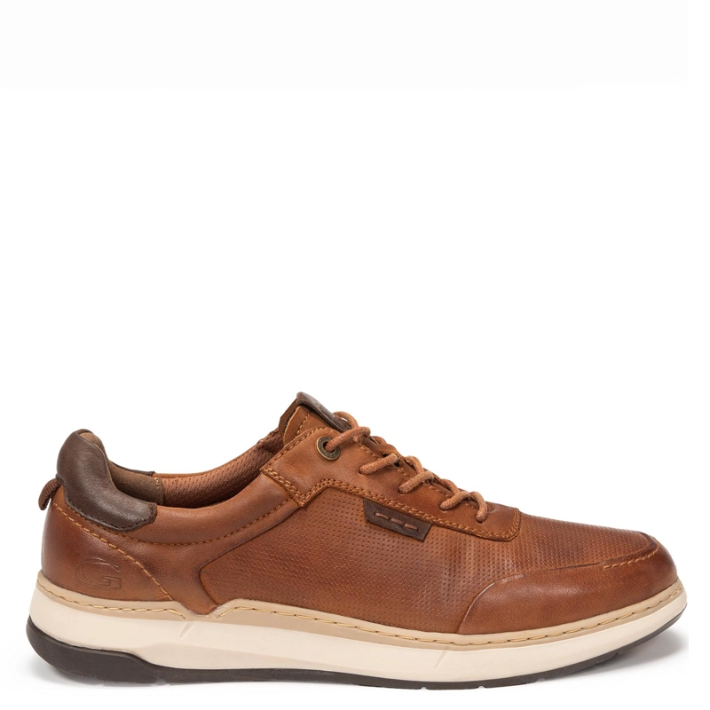 ZAPATO DE CUERO HOMBRE GUANTE CAMEL LEITH - 1