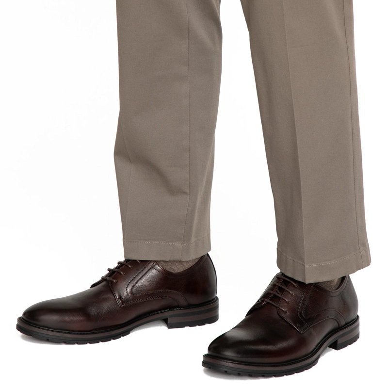 ZAPATO DE CUERO HOMBRE GUANTE GUINDA SOLLER - 2