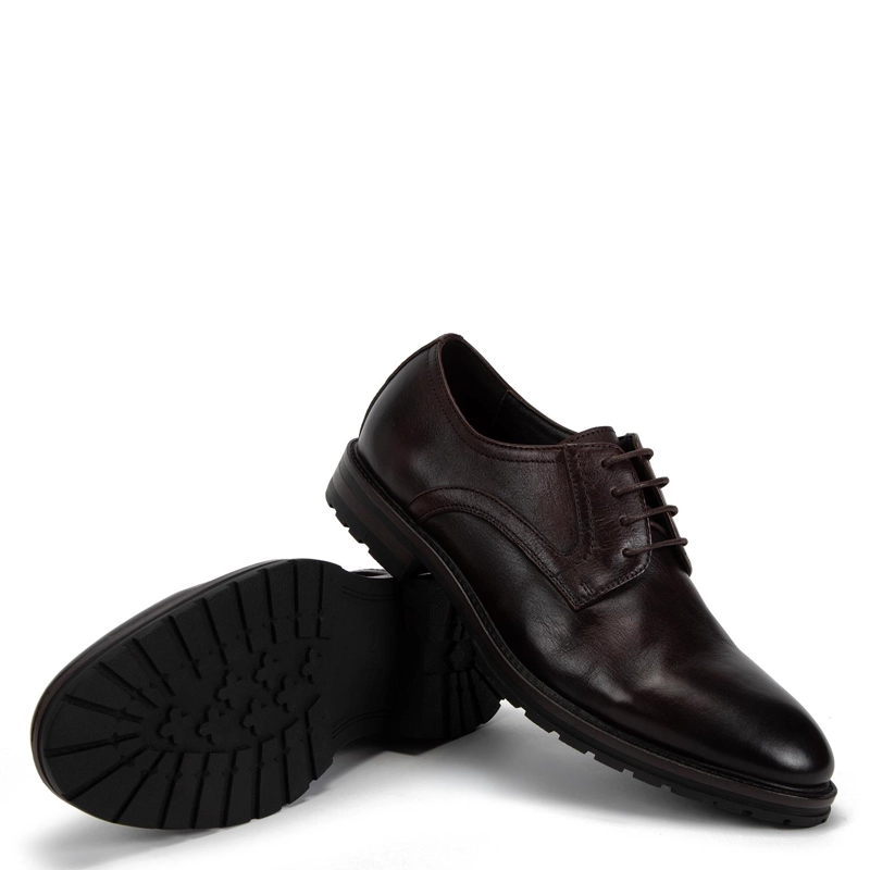 ZAPATO DE CUERO HOMBRE GUANTE GUINDA SOLLER 0036418 - 4