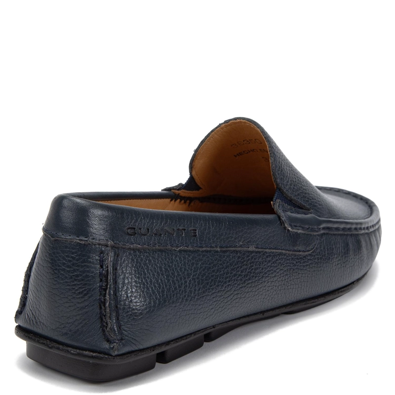 MOCASIN DE CUERO HOMBRE GUANTE MARINO ANCONA - 5
