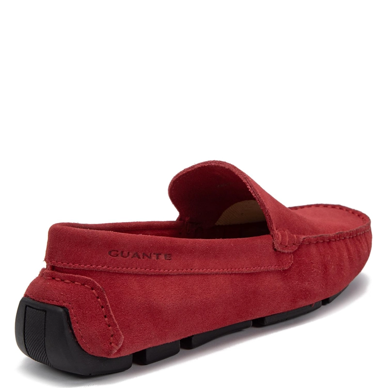 MOCASIN DE CUERO HOMBRE GUANTE ROJO COSTA RICA - 5