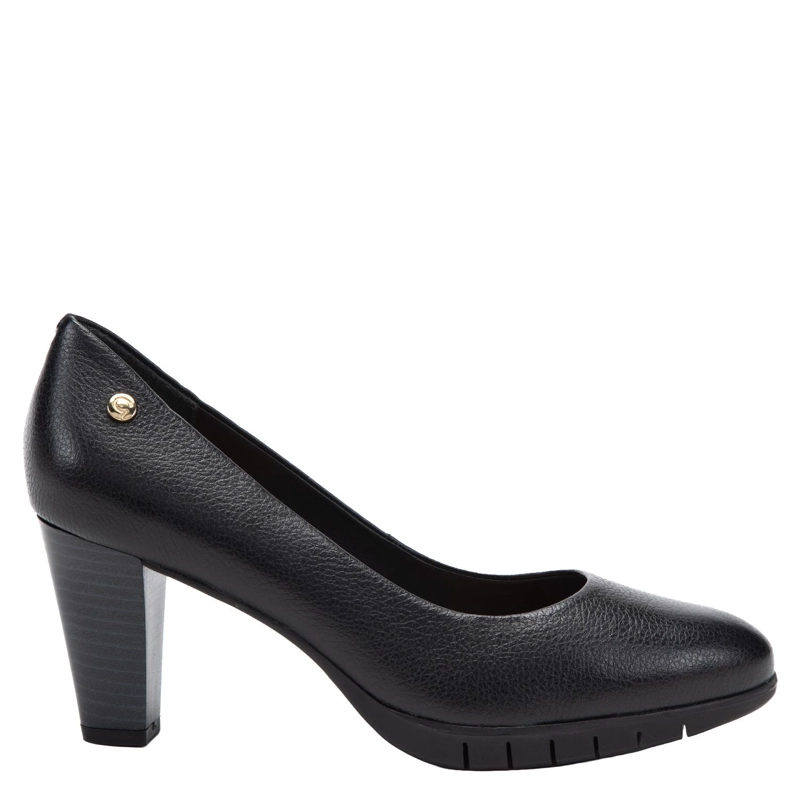 ZAPATO DE CUERO MUJER GACEL NEGRO CATRINA - 1