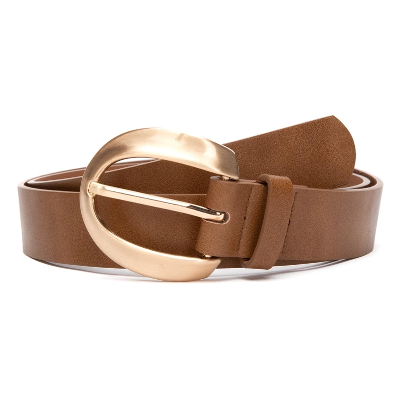 CINTURON MUJER GACEL CAMEL ANCHO 30MM - 1