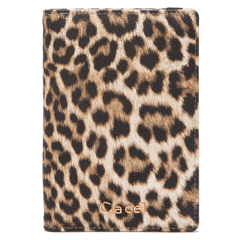 BILLETERA MUJER GACEL LEOPARDO PORTA PASAPORTE BIL0483 - 1