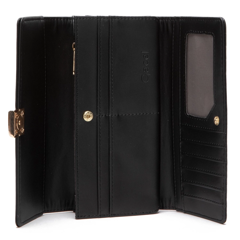BILLETERA MUJER GACEL NEGRO GRANDE BIL0474 - 4