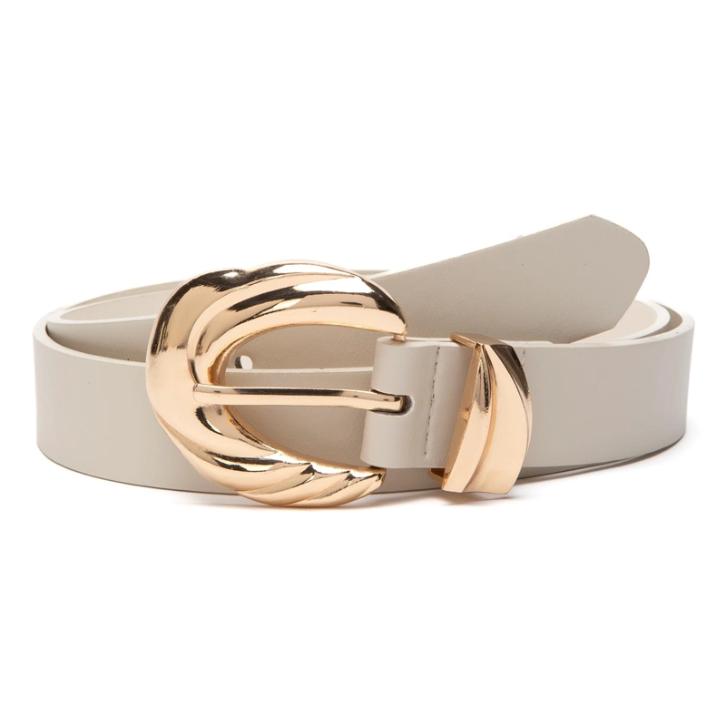CINTURON MUJER GACEL OFF WHITE ANCHO 30MM - 1