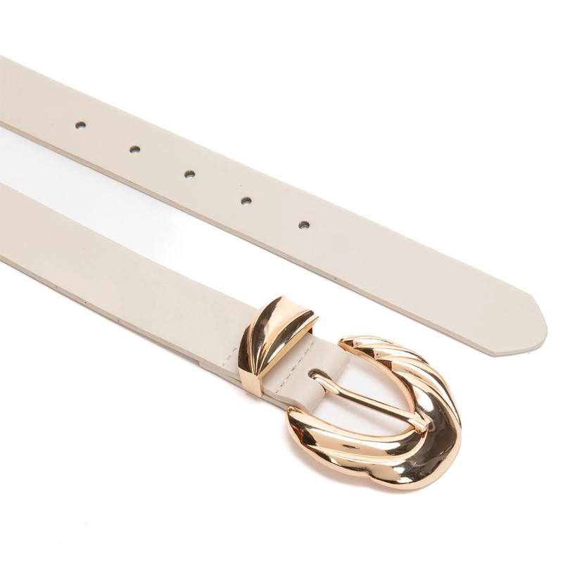 CINTURON MUJER GACEL OFF WHITE ANCHO 30MM - 2