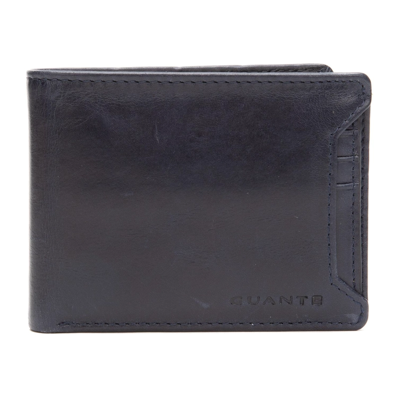 BILLETERA DE CUERO HOMBRE GUANTE AZUL CON TARJETERO BI490 - 1
