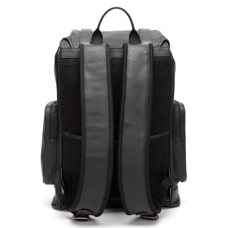MOCHILA DE CUERO HOMBRE GUANTE NEGRO - 3