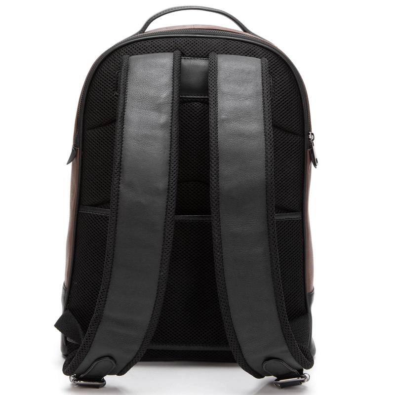 MOCHILA DE CUERO HOMBRE GUANTE CHOCOLATE - 3