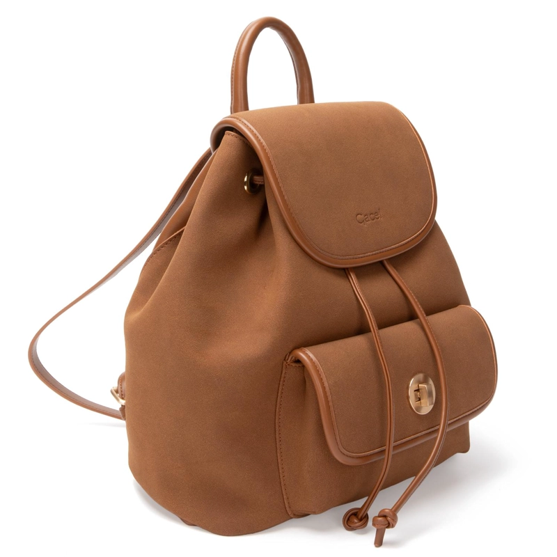 MOCHILA MUJER GACEL TOSTADO GRANDE CAR3676 - 3
