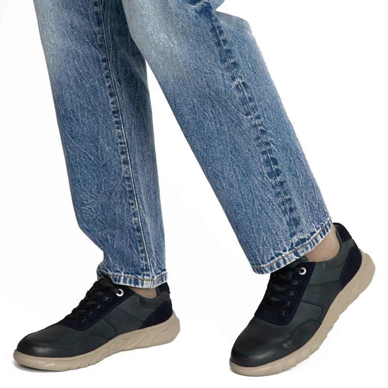 ZAPATO DE CUERO HOMBRE GUANTE MARINO MUMBAI 0036406 - 2