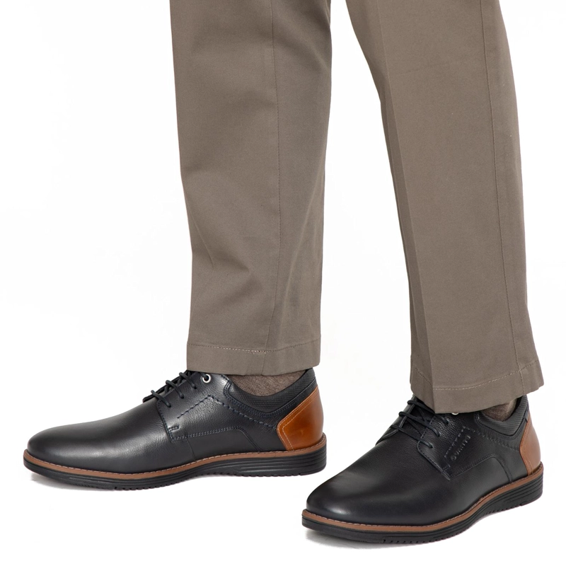 ZAPATO DE CUERO HOMBRE GUANTE MARINO SEGOVIA - 2