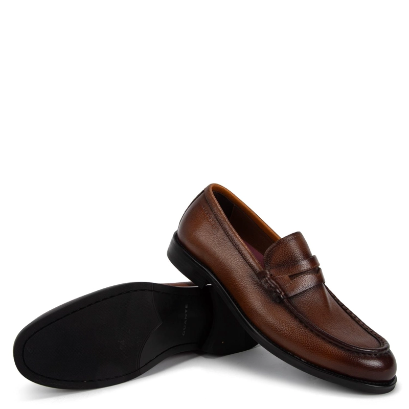 MOCASIN DE CUERO HOMBRE GUANTE BRANDY ARLES 0036353 - 4