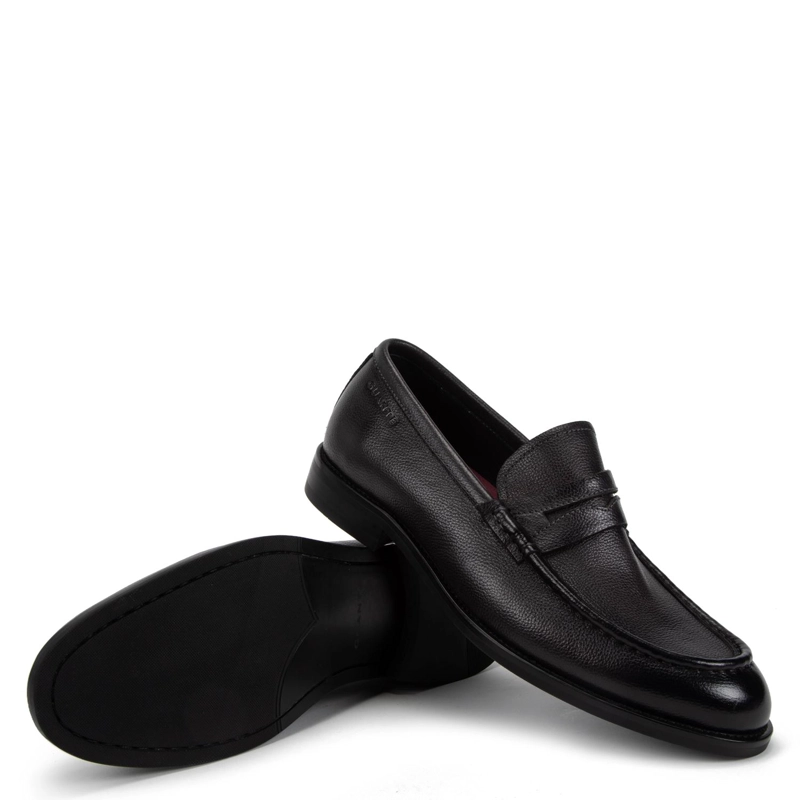 Mocasin de cuero hombre Guante grafito Arles 0036354 - 4