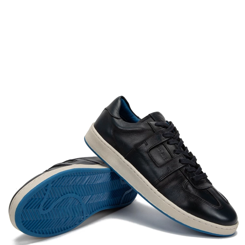 ZAPATILLA DE CUERO HOMBRE GUANTE MARINO BRONX 0036530 - 3