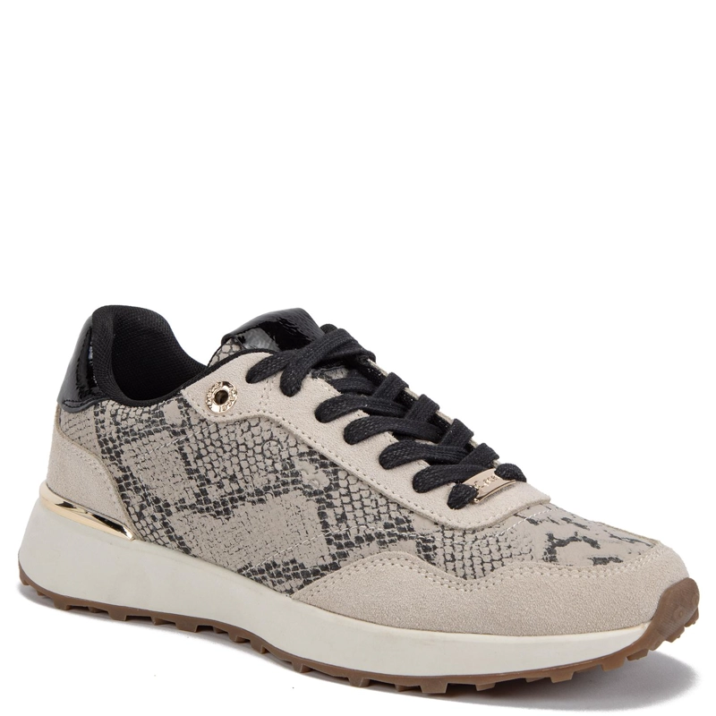 ZAPATILLA DE CUERO MUJER GACEL ANIMAL PRINT DORI 0661189 - 1
