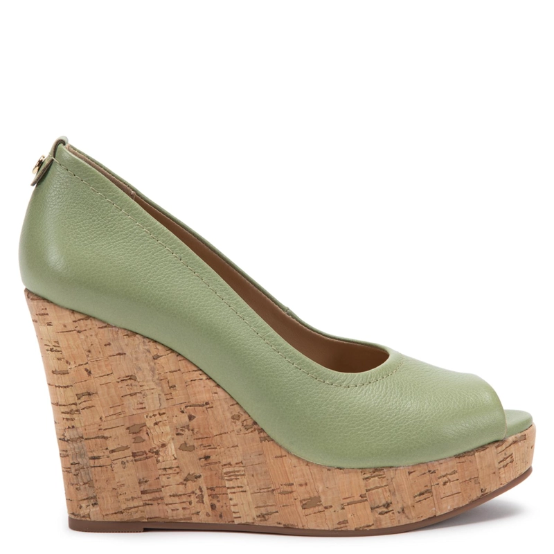 ZAPATO DE CUERO MUJER GACEL OLIVO PIPPA - 1