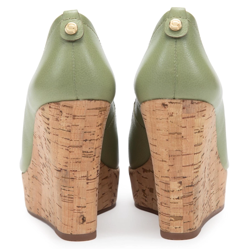 ZAPATO DE CUERO MUJER GACEL OLIVO PIPPA - 5
