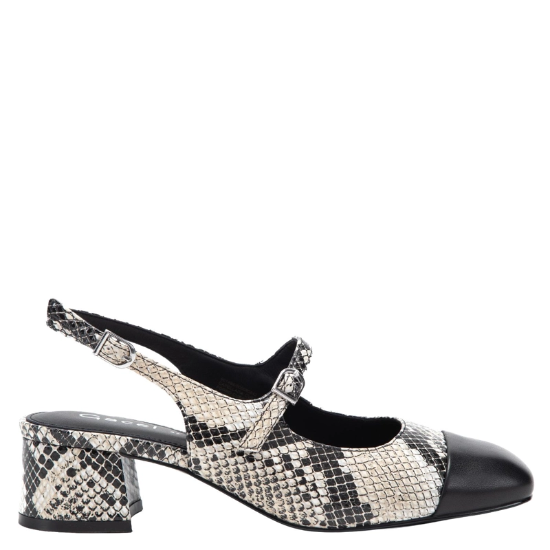 ZAPATO DE CUERO MUJER GACEL ANIMAL PRINT KOKO - 1