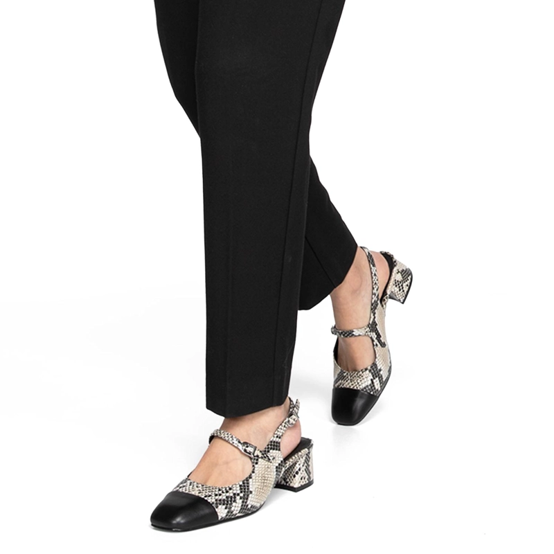 ZAPATO DE CUERO MUJER GACEL ANIMAL PRINT KOKO - 2
