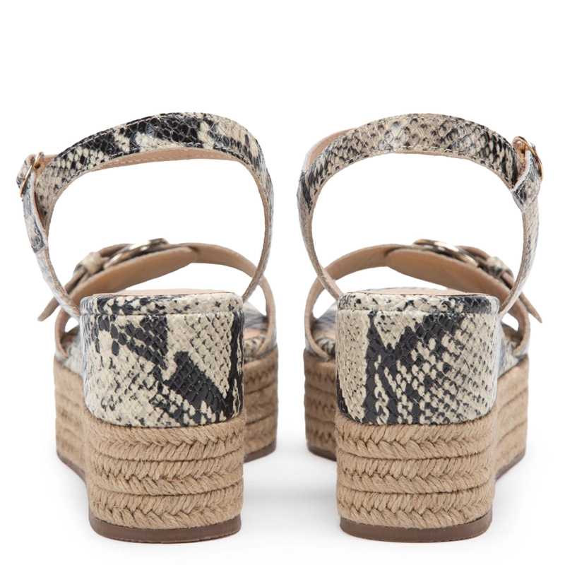 SANDALIA DE CUERO MUJER GACEL ANIMAL PRINT EDUARDA - 5