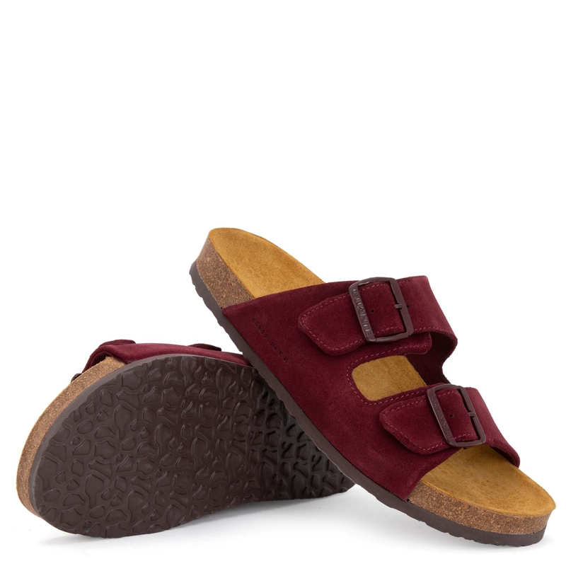 Sandalia de cuero hombre Burdeo Quintay 0035633 - 3