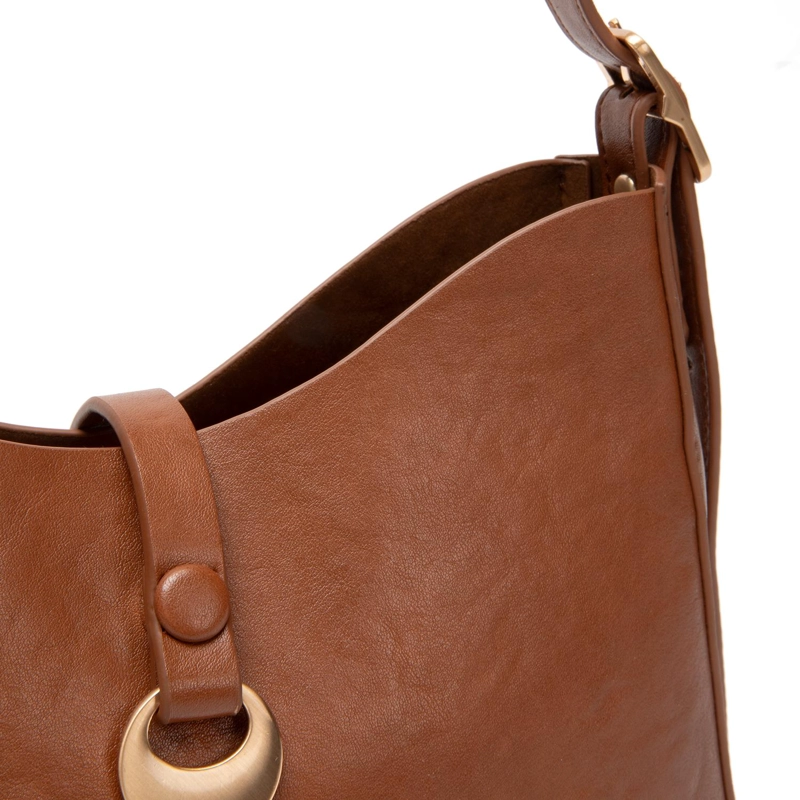 CARTERA MUJER GACEL TOSTADO BANDOLERA GRANDE CAR3576 - 4