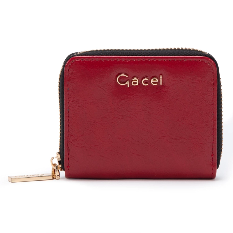 BILLETERA MUJER GACEL ROJO CON TARJETERO - 1