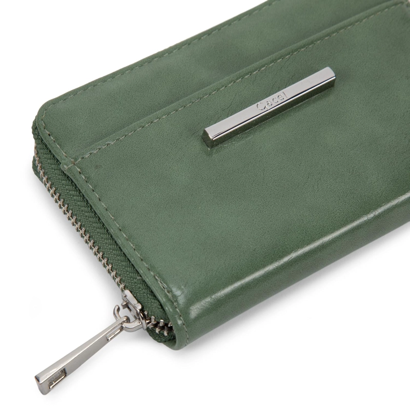 BILLETERA MUJER GACEL VERDE MEDIANA - 3