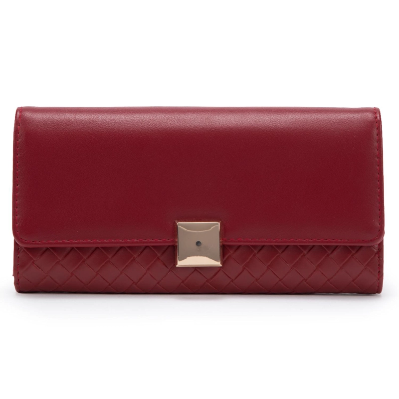 BILLETERA MUJER GACEL ROJO GRANDE - 1