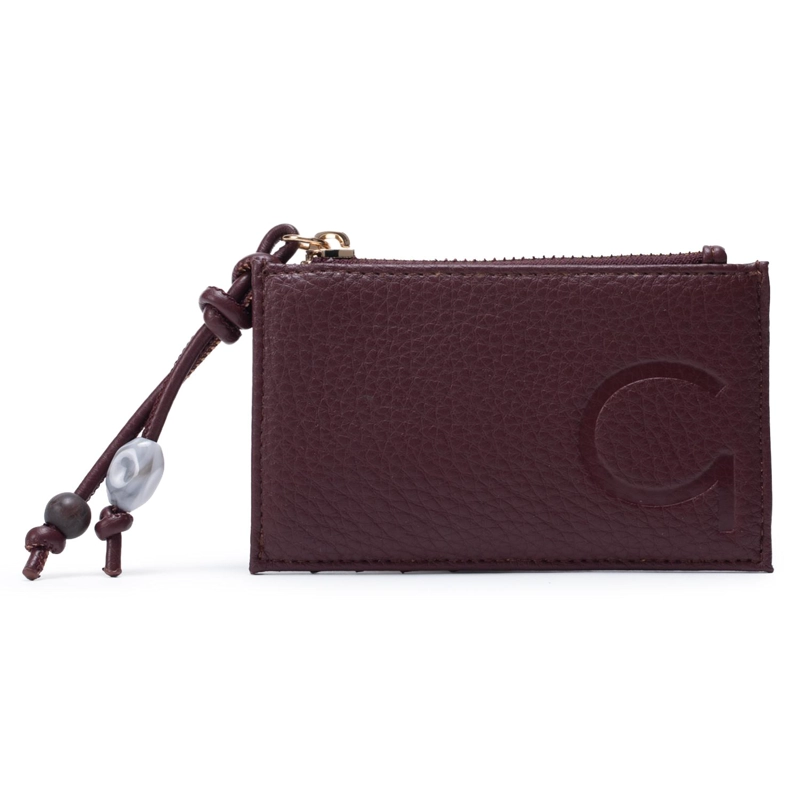 BILLETERA MUJER GACEL CHOCOLATE CON TARJETERO - 1