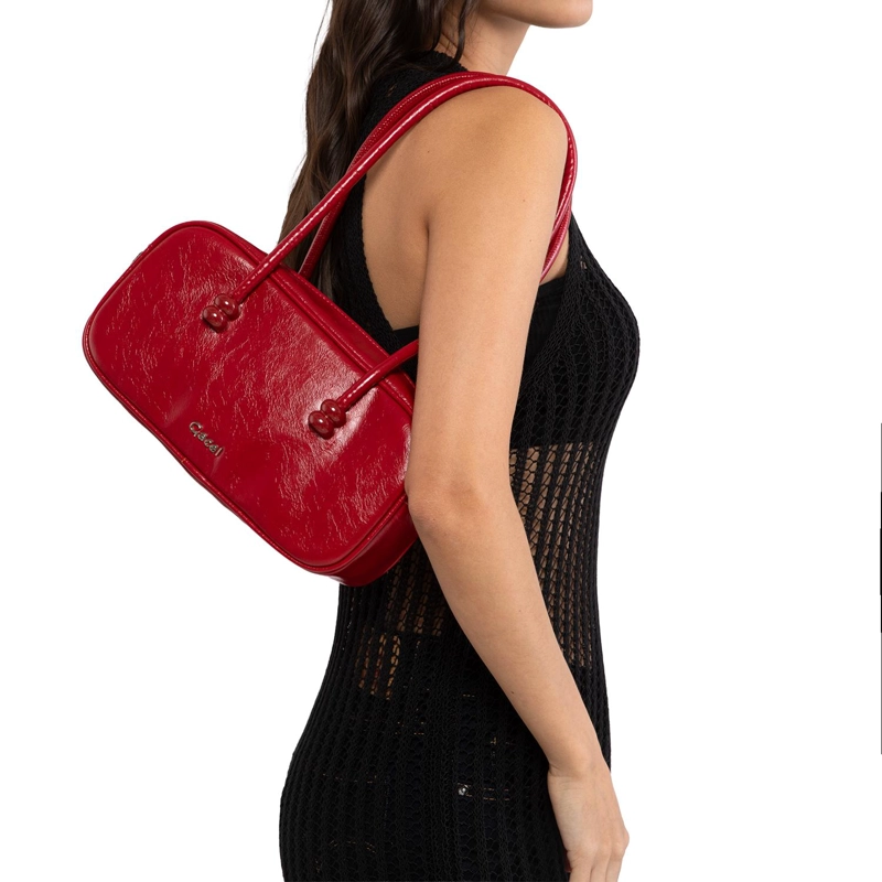 CARTERA MUJER GACEL ROJO DOS ASAS MEDIANA - 2