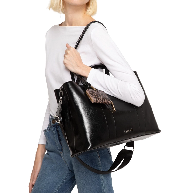 CARTERA MUJER GACEL NEGRO SHOPPING NOTEBOOK - 2