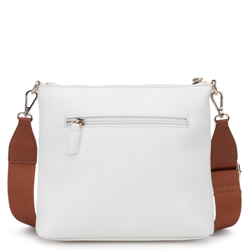 CARTERA MUJER GACEL BLANCO BANDOLERA GRANDE - 4