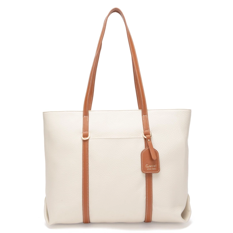 CARTERA MUJER GACEL OFF WHITE SHOPPING - 2
