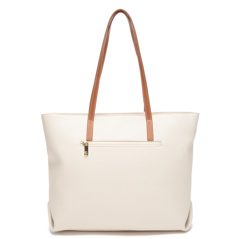 CARTERA MUJER GACEL OFF WHITE SHOPPING - 3