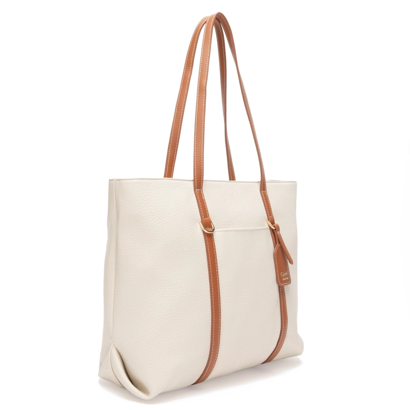 CARTERA MUJER GACEL OFF WHITE SHOPPING - 4