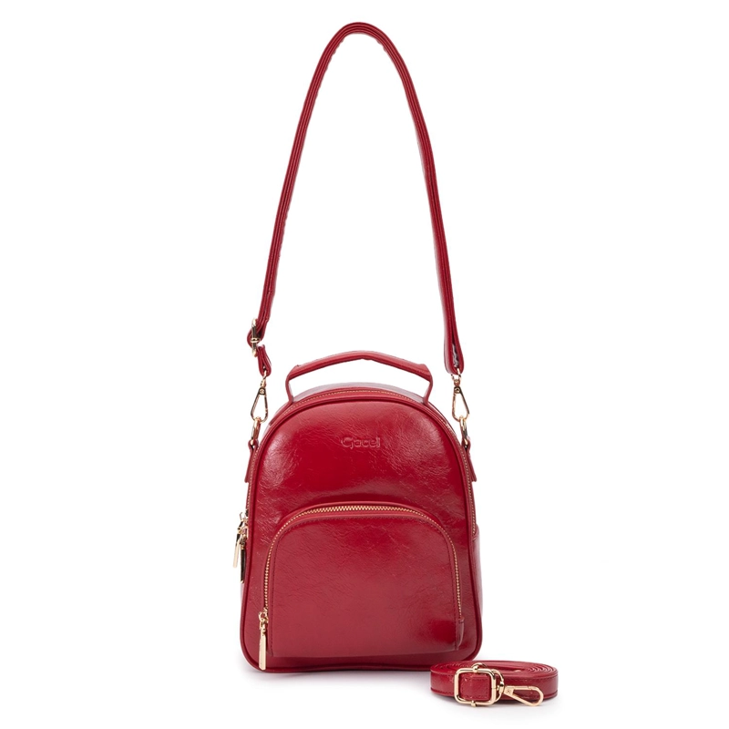 MOCHILA MUJER GACEL ROJO PEQUEÑA - 5