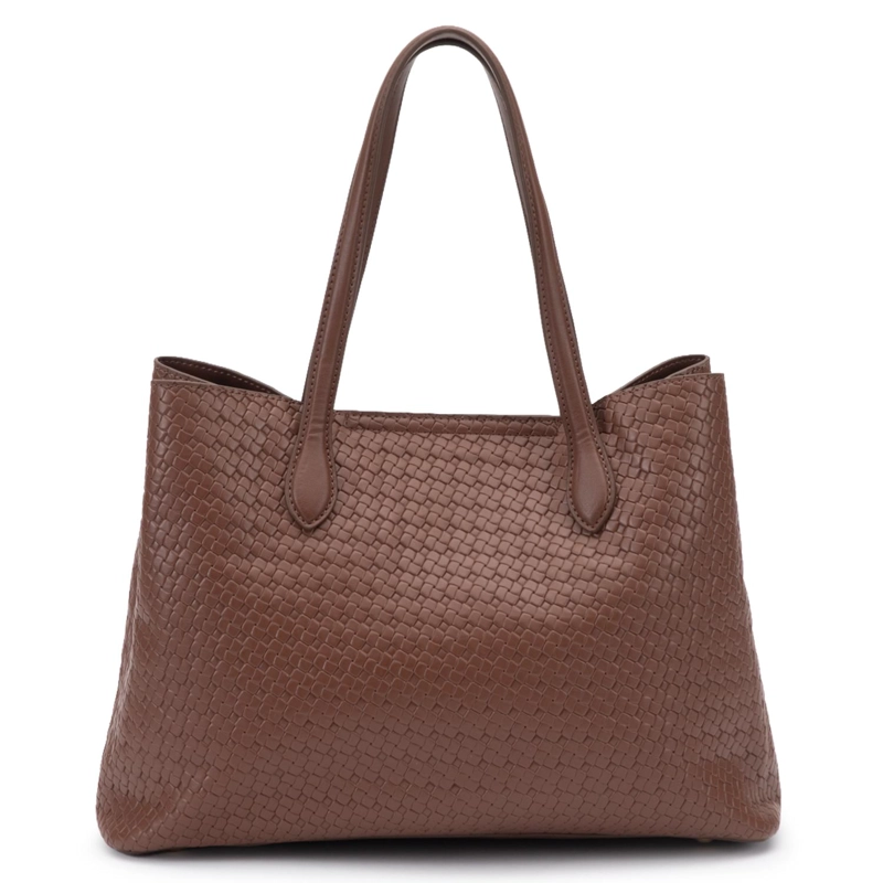 CARTERA MUJER GACEL TOSTADO DOS ASAS MEDIANA - 4