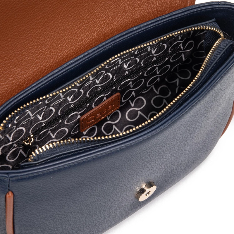 CARTERA MUJER GACEL MARINO BANDOLERA GRANDE - 5